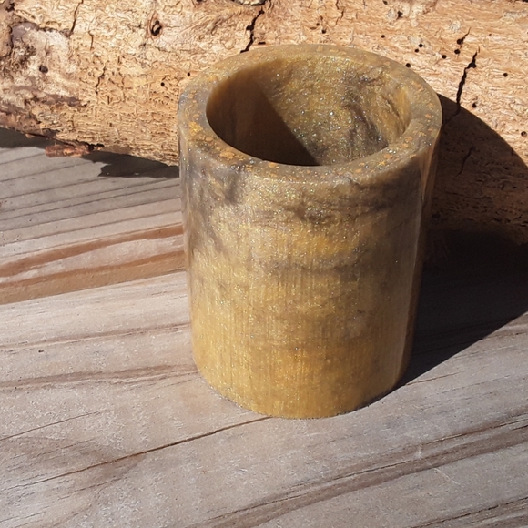 ✨SOLD✨Handmade Gold Epoxy Resin Holder - Picture 6 of 14